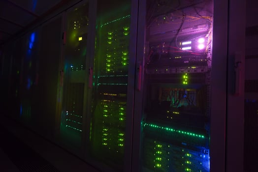 Server room view photo