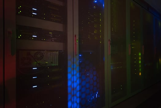 Server room view photo