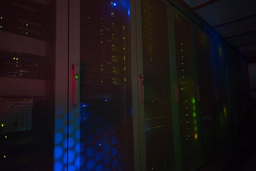 Server room view photo