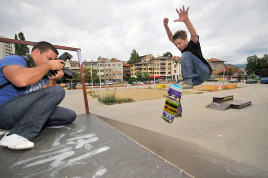 Tucepi, Croatia, 2022 - Skate park view photo