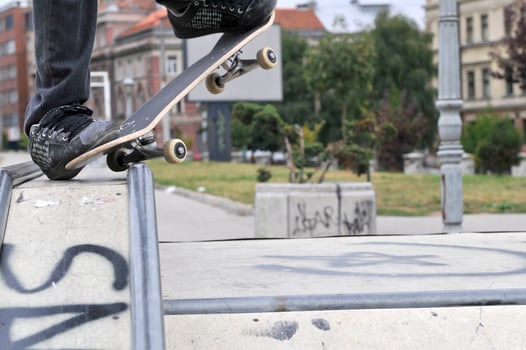 Skate park view photo