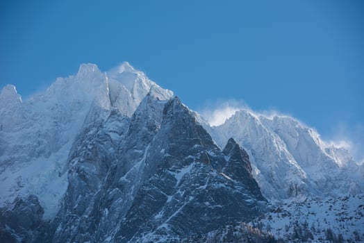 Mountain landscape view photo