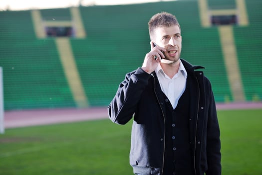business man in sport photo
