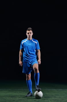 Soccer player view photo