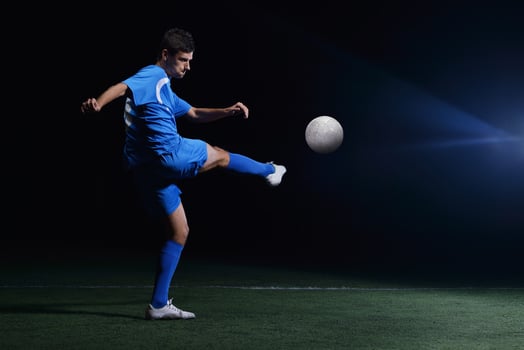 soccer player view photo