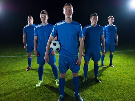 soccer players team photo