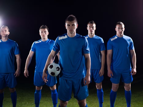 soccer players team photo