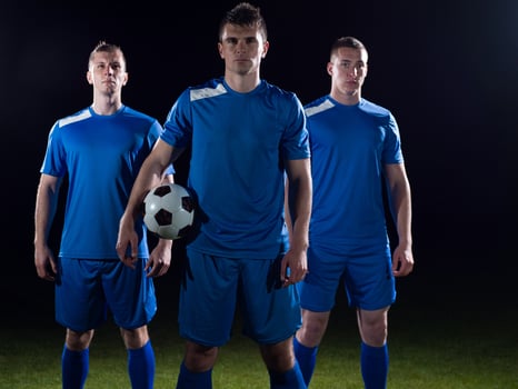 soccer players team photo