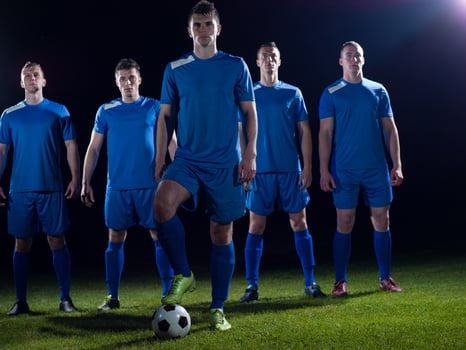 soccer players team photo