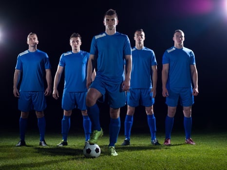 soccer players team photo