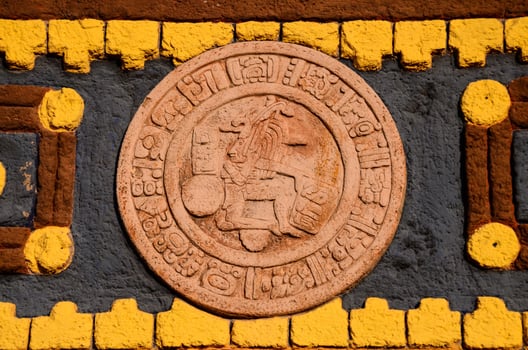 Typical Mayan Calendar photo
