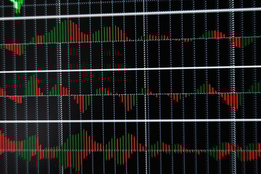 Graphs on screen photo