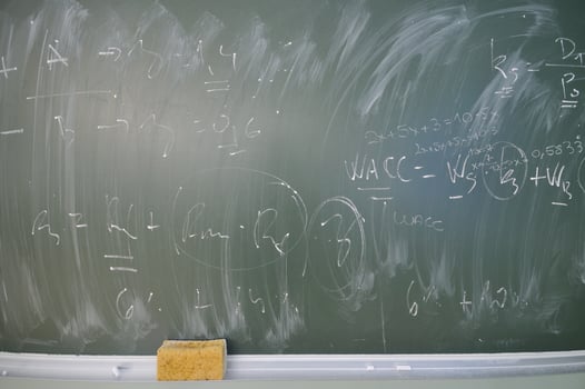 university classroom board photo