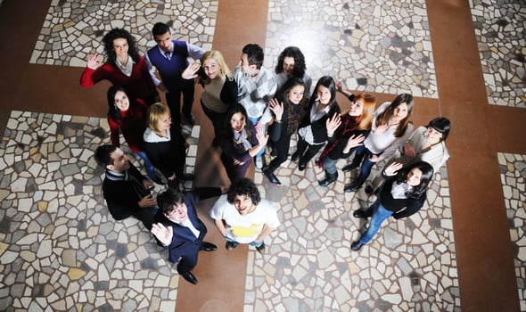 students group portrait photo
