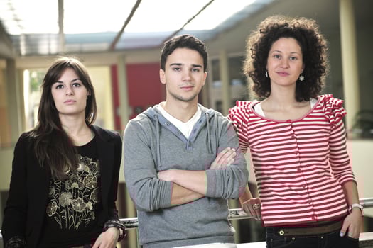Student group portrait photo