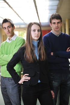Student group portrait photo
