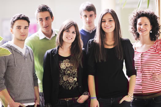 Student group portrait photo