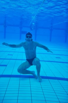 swimming pool underwater photo