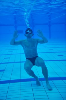 swimming pool underwater photo