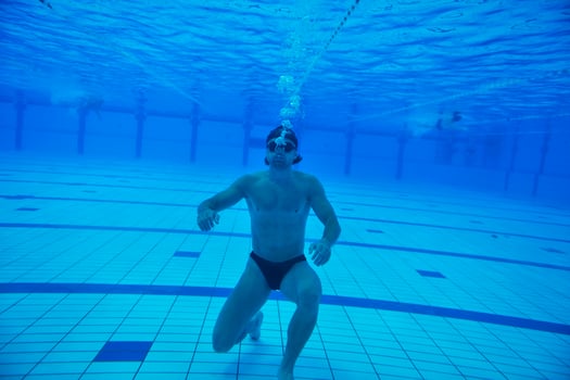 swimming pool underwater photo