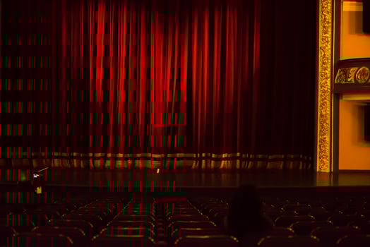 Stage background view photo