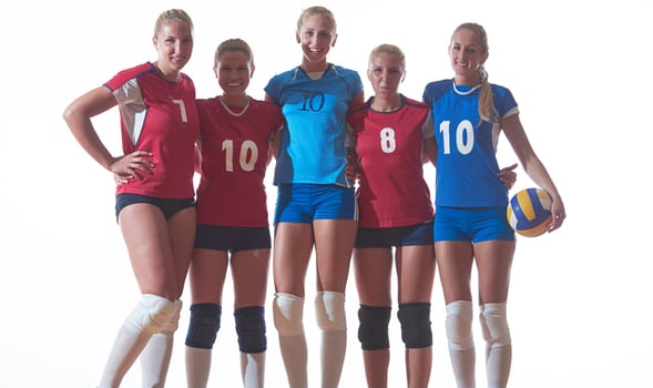 volleyball  woman group photo