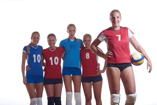 volleyball  woman group photo