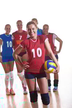volleyball  woman group photo
