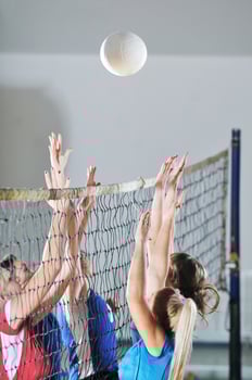 volleyball game view photo