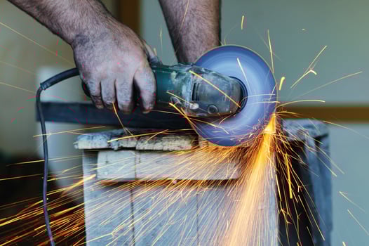 industry worker sparks photo