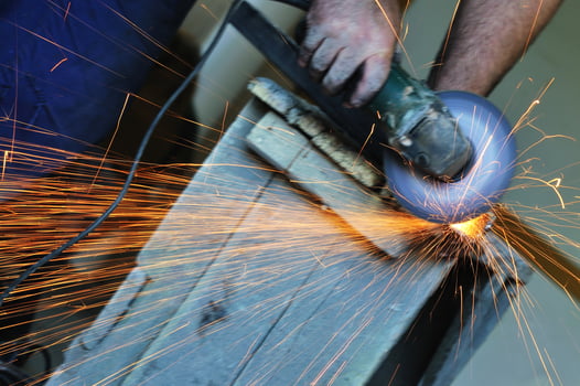 industry worker sparks photo
