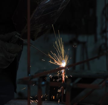 Welder at work photo