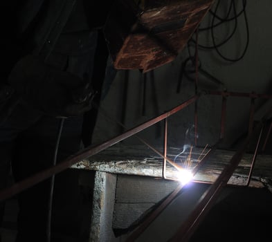 Welder at work photo