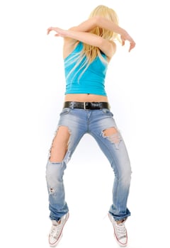 Fitness exercise portrait photo