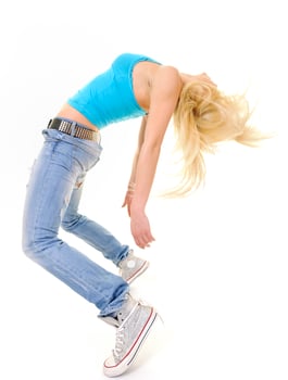 Fitness exercise portrait photo
