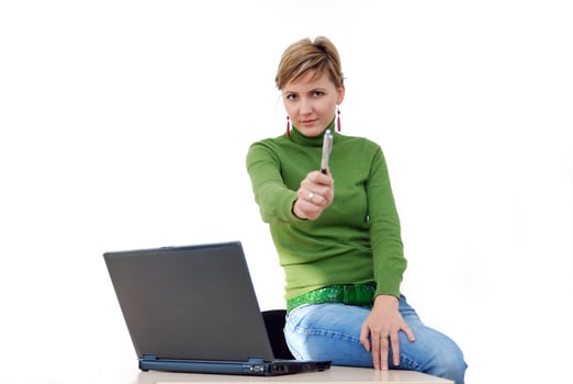 Business woman portrait photo