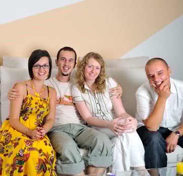 happy young people photo