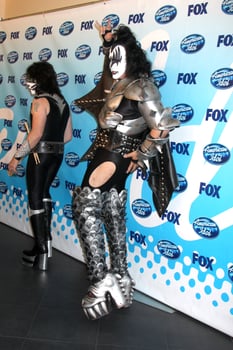 Gene Simmons in the Press Room  at the Amerian Idol Season 8 Finale at the Nokia Theater in  Los Angeles CA on May 20 2009 2009 photo