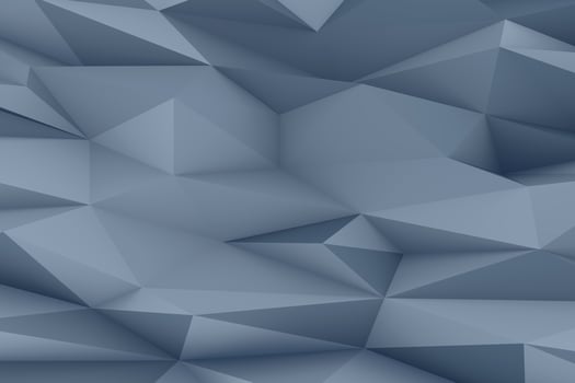 Dark silver gray low poly 3d rendering. Abstract realistic polygon background photo