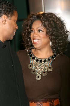 Denzel Washington  Oprah Winfrey The Great Debaters Premiere ArcLight Cinerama Dome Theater December 11 2007 Los Angeles CA 2007 photo