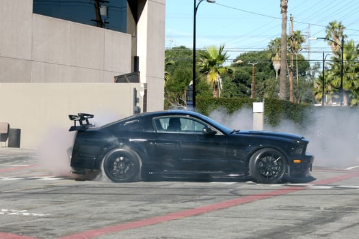 KITT  2008 Shelby Cobra Mustang Knight Rider KITT Unveiling NBC Midway December 12 2007 Burbank CA 2007 photo