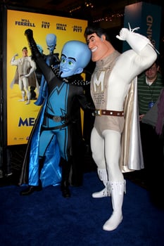 LOS ANGELES - OCT 30, Megamind, Metro Man arrives at the Megamind LA Premiere and Halloween Extravaganza at Manns Chinese Theater on October 30, 2010 in Los Angeles, CA photo