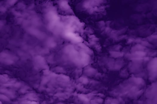 Clouds and purple sky abstract background photo