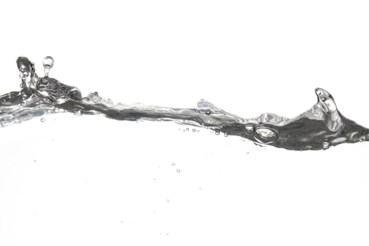 Splashed water surface photo