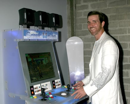Andrew McDonald  his Game Haven product Platinum Collections Grand Opening Platinum Collections 345 6th Ave San Diego Ca 92101 March 22 2008 photo
