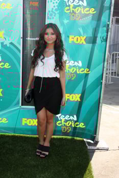 Brenda Song arriving at the Teen Choice Awards 2009 at Gibson Ampitheater at Universal Studios Los Angeles CA on August 9 2009 photo