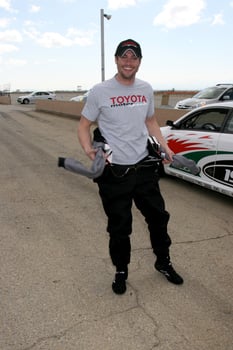 Daniel Goddard Toyota ProCelebrity Race Lancaster Training The Willows Lancaster CA March 15 2008 2008 Kathy Hutchins Hutchins Photo