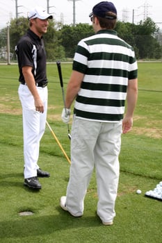Kyle Lowder  Drew Tyler Bell at the 4th Annual Jack Wagner Celebrity Golf Classic to benefit The Leukemia  Lymphoma Society Golf TournamentValencia Country ClubValencia  CAApril 27 20102010 photo
