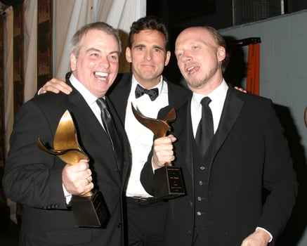 Bobby MorescoMatt DillonPaul HaggisWriters Guild Awards 2006Hollywood PalladiumLos Angeles CAFebruary 4 20062006 photo