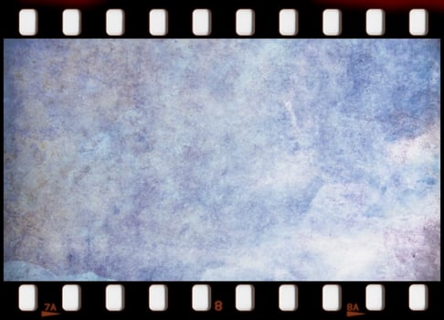 35mm old movie film film mockup frame background. photo